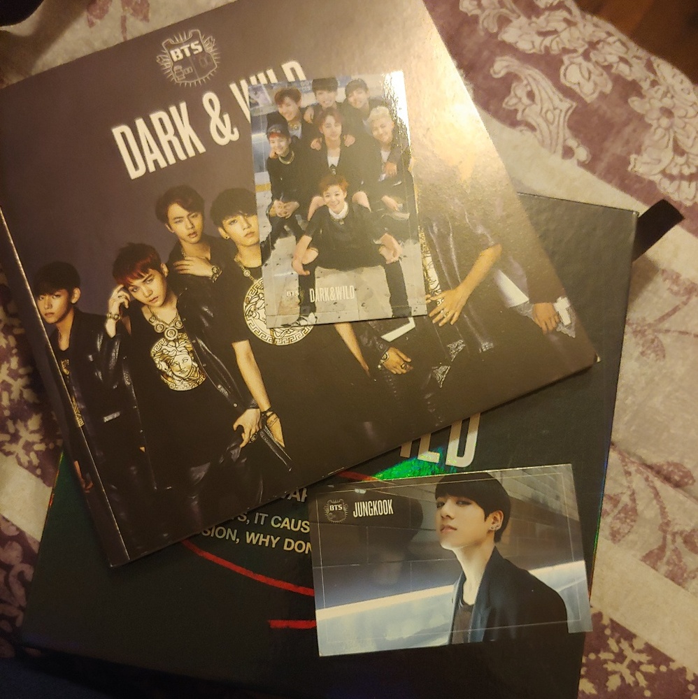 BTS photobook and photocard